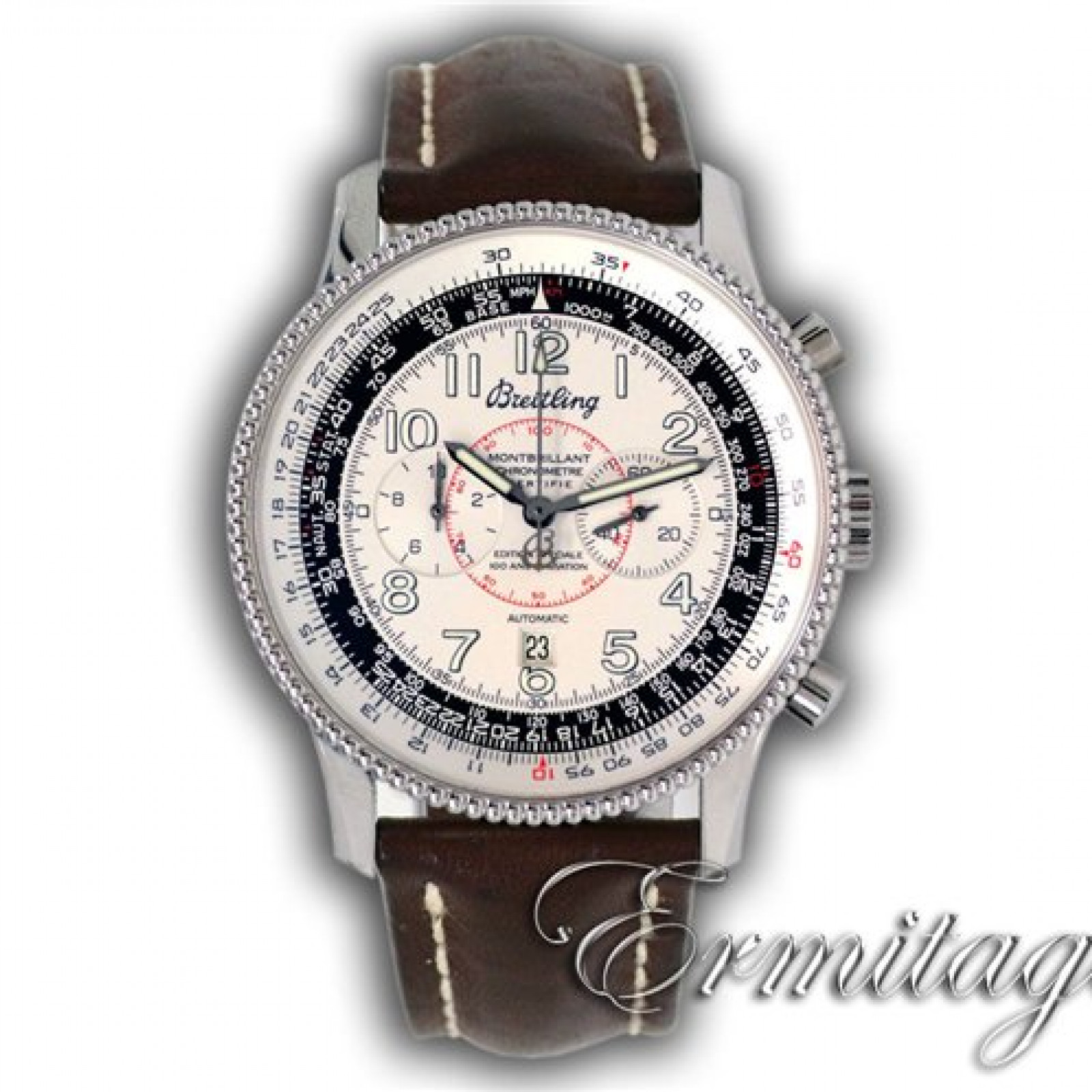 Pre-Owned Breitling Navitimer Montbrillant A35330 Steel